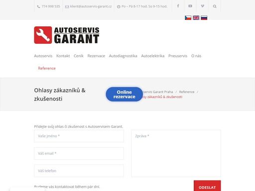 www.autoservis-garant.cz