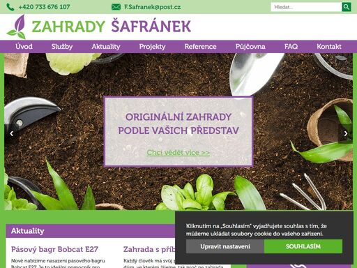 www.zahradysafranek.cz