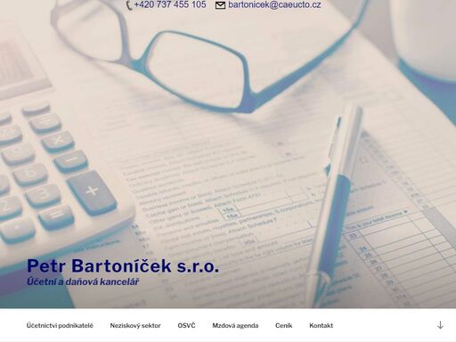 firma petr bartoníček s.r.o. nabízí komplexní účetní a daňové služby pro podnikatele, neziskový sektor a osvč v praze, brně, plzni a hradci králové.