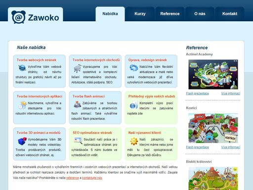 zawoko - tvorba internetových stránek