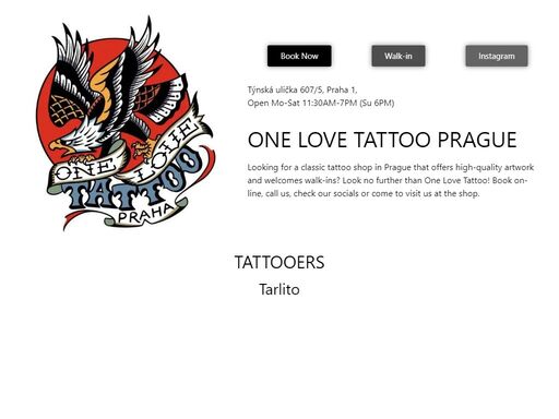 looking for a classic tattoo shop in prague that offers high-quality artwork and welcomes walk-ins? look no further than one love tattoo! book on-line, call us, check our socials or come to visit us at the shop.