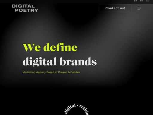 digital poetry is marketing agency based in prague & geneva. we provide marketing services, digital marketing, ppc, logo, branding & strategies.