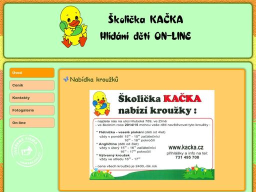 www.skolkakacka.cz