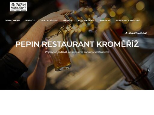 www.pepinrestaurantkromeriz.cz