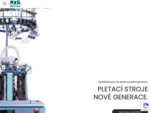 new gen výroba pletacích strojů