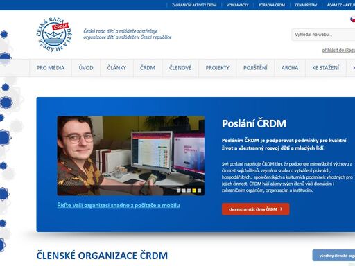 česká rada dětí a mládeže je střešní organizací sdružení dětí a mládeže v české republice.