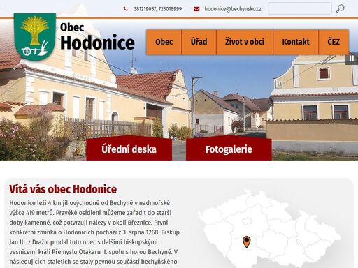 www.obechodonice.bechynsko.cz