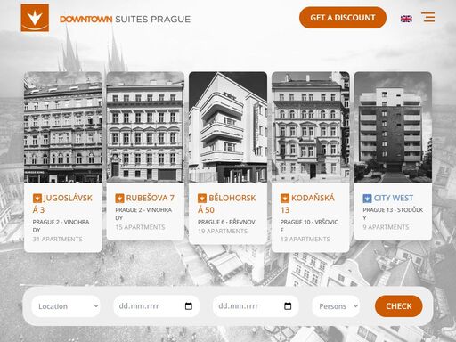 **downtown suites prague** currently operates 87 fully furnished apartments in 4 central locations and 1 business district…