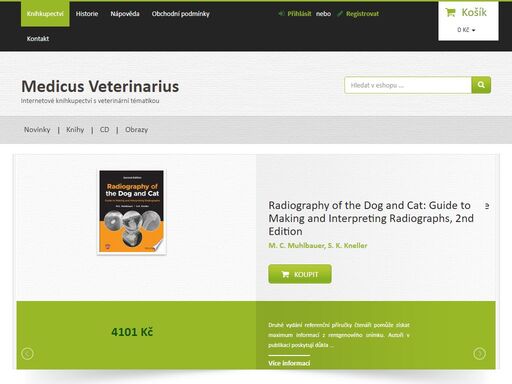 jsme internetové knihkupectví s veterinární tématikou. specializujeme se na import 
        nejznámějších publikací, které jinde nekoupíte.