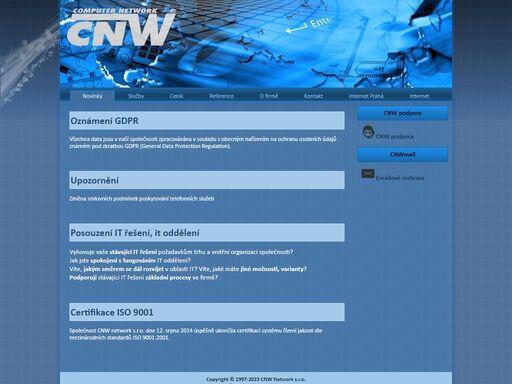 cnw computer network s.r.o. , správa sítí