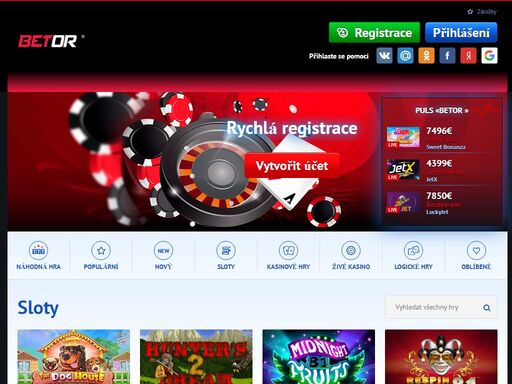 betor casino je moderní online kasino s licencovanými hrami, rychlými výplatami a atraktivními bonusy. užijte si automaty, stolní hry a živé kasino s bezpečnými transakcemi.