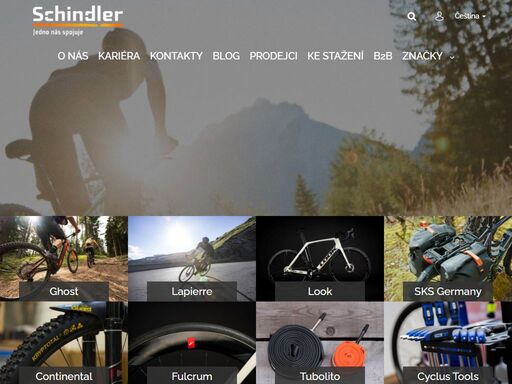schindler, spol. s r.o.. jsme stabilním, spolehlivým a profesionálním partnerem pro specializované cyklo a sportovní prodejny a kvalitně reprezentujeme námi distribuované značky na trzích.