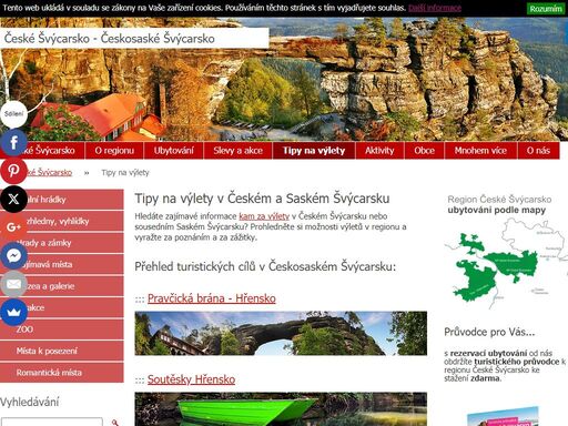 kompletní turistické informace pro české švýcarsko. tipy na výlety, ubytování, zážitky, aktivity a mnohem více o celém regionu českosaské švýcarsko. 