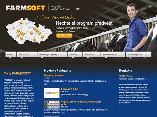program farmsoft je zootechnický software pro chovatele skotu.