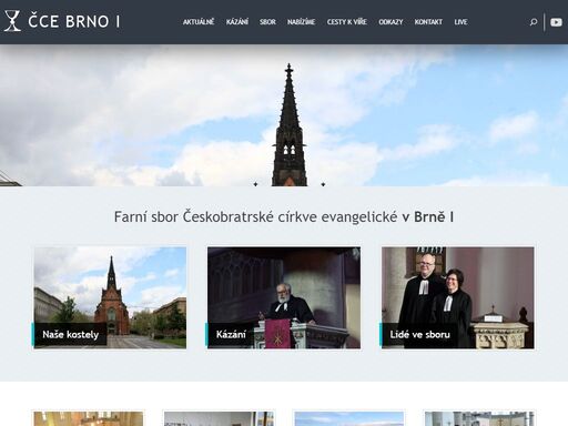 webové stránky farního sboru českobratrské církve evangelické v brně i