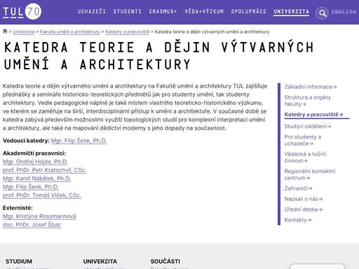 www.tul.cz/univerzita/fua/katedry-a-pracoviste/katedra-teorie-a-dejin-vytvarnych-umeni