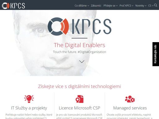 kpcs - the digital enablers. prémiové služby v oblasti it, licence microsoft csp, podpora 24/7, spravované služby. #digitalorganization