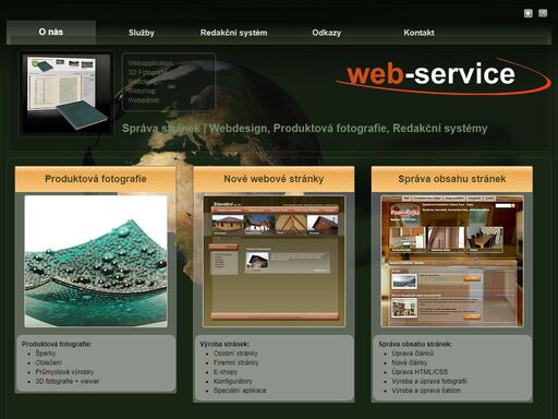 maximální servis pro vaše stránky: profesionální správa stránek,web-design, produktová fotografie, digitalizace tištěných publikací, seo, serp aj.