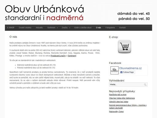 www.obuv-urbankova.cz/o-nas