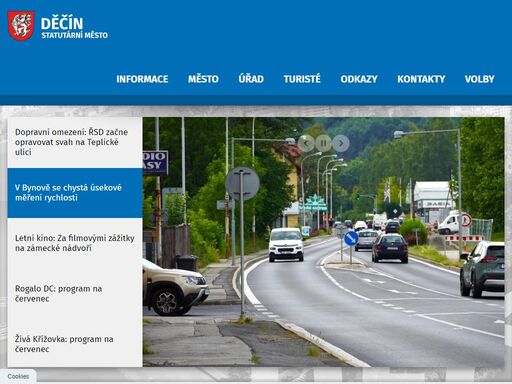 oficiální webový portál statutárního města děčín