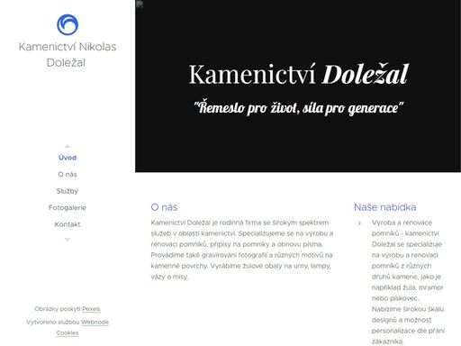 www.kamenictvi-nikolas-dolezal.cz