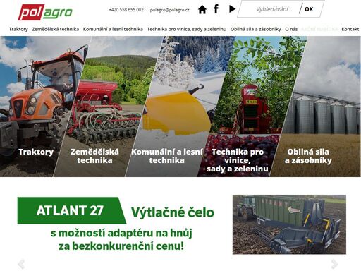 společnost pol agro trading zt s.r.o., je zaměřena na dovoz a prodej zemědělské techniky