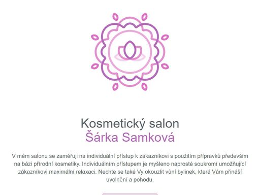 kosmetický salon šárka samková