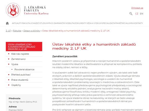 www.lf2.cuni.cz/ustav-lekarske-etiky-a-humanitnich-zakladu-mediciny