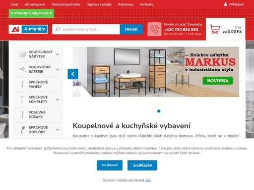a-interiéry | přední český výrobce koupelnového nábytku a vybavení do koupelny za rozumné ceny