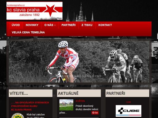 oficiální webové stránky klubu cyklistů slavia praha