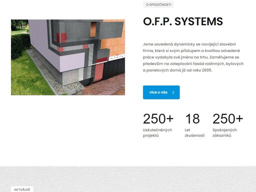 o.f.p.systems - kompletní zateplování fasád