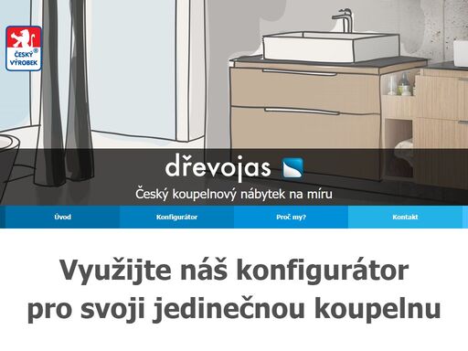 koupelnový nábytek na míru od českého výrobce dřevojas. ? pro každou koupelnu ? dodáme do 8 týdnů. ? včetně vizualizace ? cenová kalkulace zdarma