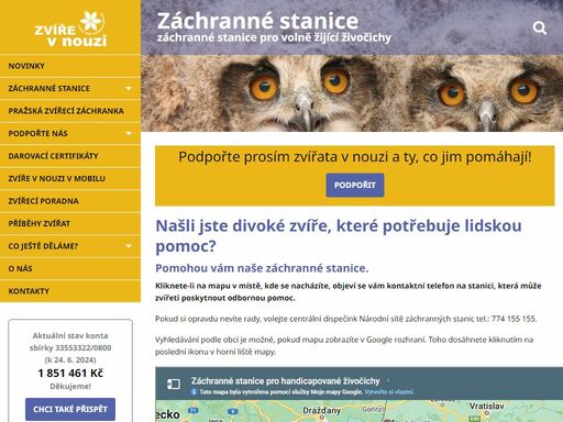 www.zvirevnouzi.cz