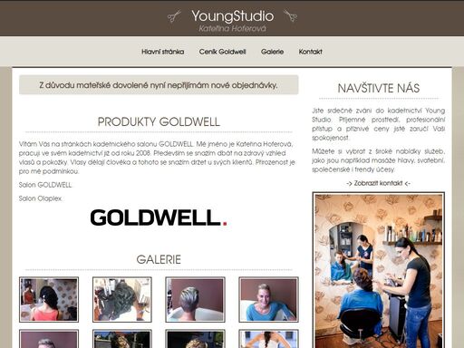 dámské, pánské i dětské kadeřnictví vsetín, využíváme produkty profesionální německé firmy goldwell.