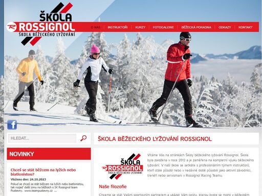 škola běžeckého lyžování - škola rossignol