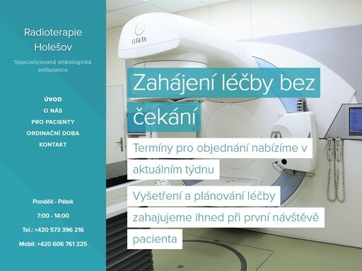 www.radioterapieholesov.cz