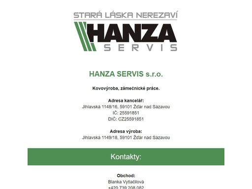 www.hanzaservis.cz