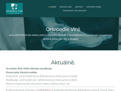 www.ortopedievins.cz