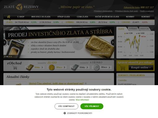 internetový portál a e-shop specializovaný na prodej investičního zlata a stříbra od předních světových rafinérů. pravidelné technické analýzy, ekonomické komentáře a rozbory. investiční mince a slitky za výhodných podmínek.