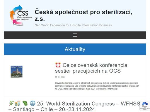 člen world federation for hospital sterilisation sciences