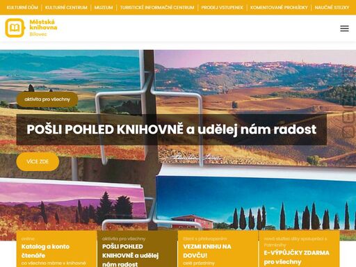 oficiální webová prezentace městské knihovny bílovec