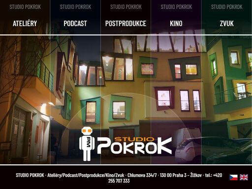 studio pokrok nabízí špičkové ateliéry, kompletní postprodukci a podcastové studio na míru v centru prahy na žižkově.