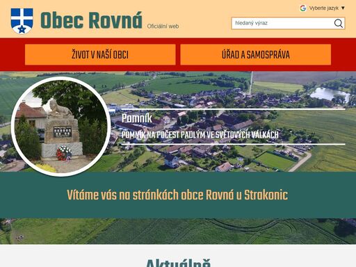 www.obec-rovna.cz