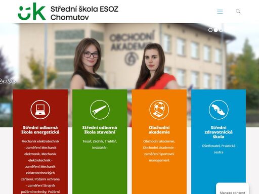 oficiální webové stránky školy
