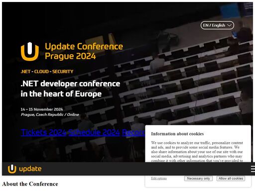 update conference prague is the biggest developer conference organized yearly, offering sessions delivered by the top experts from all around the world. in relation to that, we also organize a few smaller events every year, each of them concentrating deeply on some specific topic.