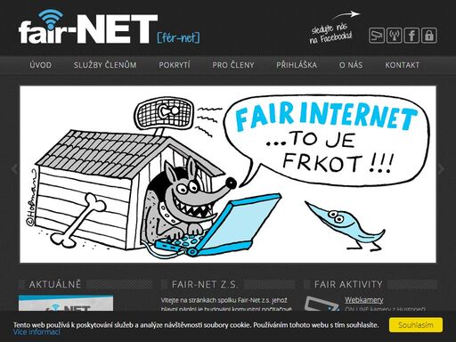 fair-net o.s. - sdružení počítačových nadšenců, kteří usilují o zvýšení počítačové gramotnosti národa. internet, počítačové kurzy, servis počítačů a domácích sítí, půjčovna.