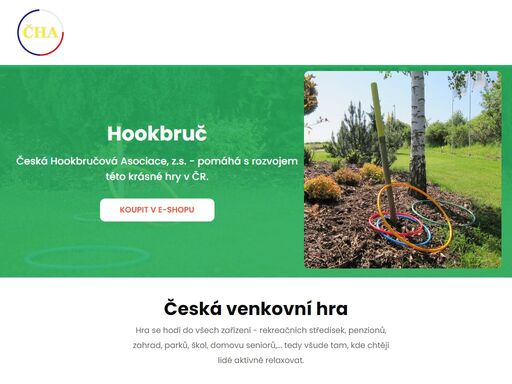 hookbruč - česká venkovní hra na základech her: kroužky, discgolf a golf. snadná pravidla, libovolné hřiště, zábava pro malé i velké.