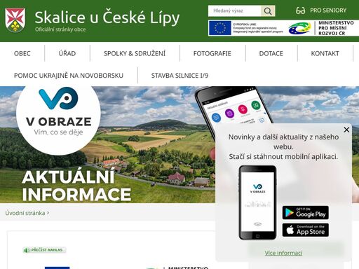 oficiální stránky obce skalice u české lípy