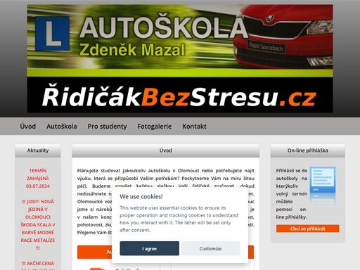 www.ridicakbezstresu.cz