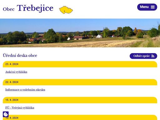 obec třebějice se nachází v okrese tábor, kraj jihočeský.